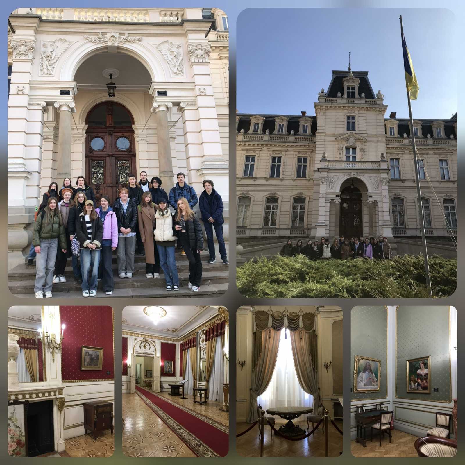 Учні 10-А класу відвідали Палац Потоцьких